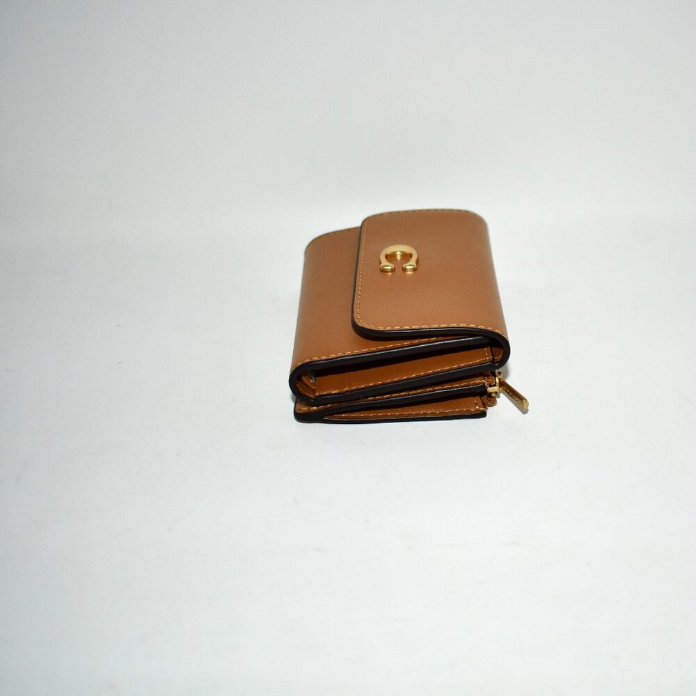 COACH Essential Card Holder Bifold Wallet in Honey Brown #CZ111 B4T7J NWT - Picture 6 of 6